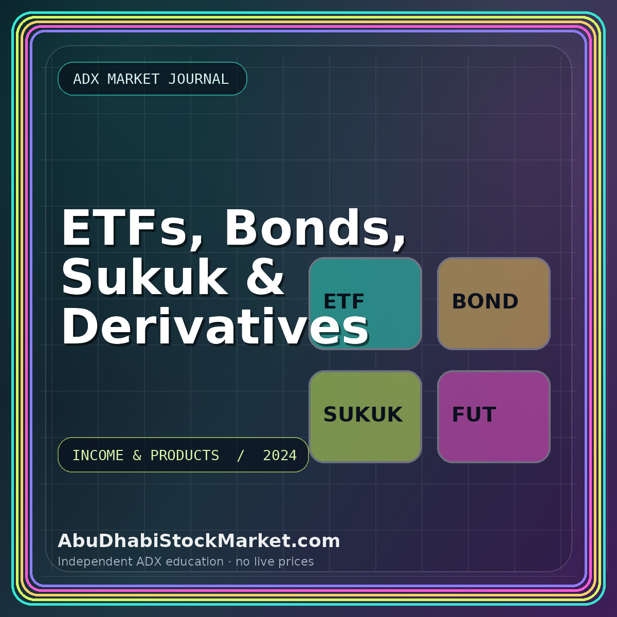 ETFs, Bonds, Sukuk & Derivatives featured graphic