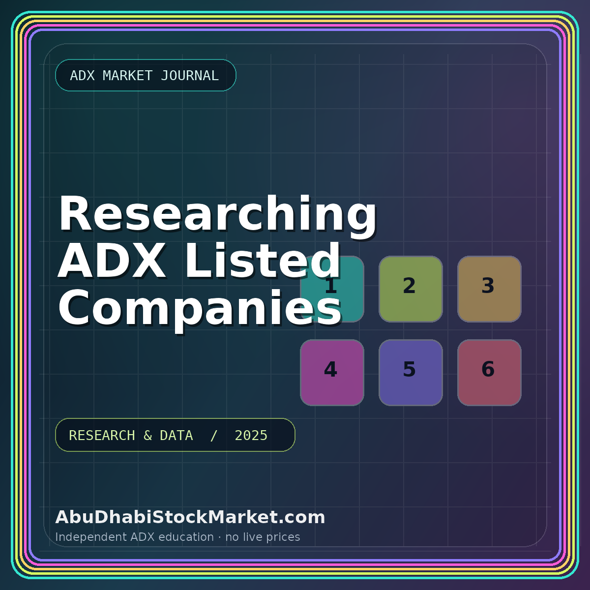 Researching ADX Listed Companies featured graphic
